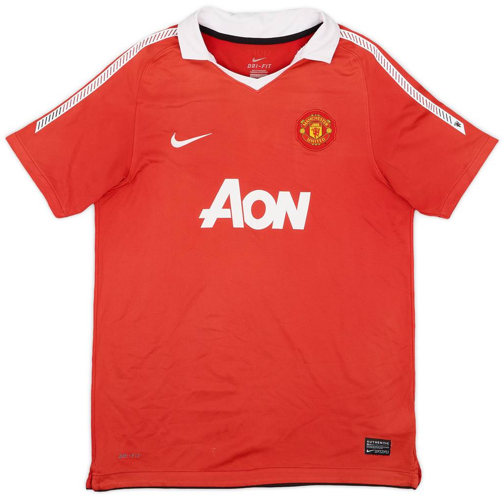 2010-11 Manchester United Home Shirt - 7/10 - (XL.Boys)