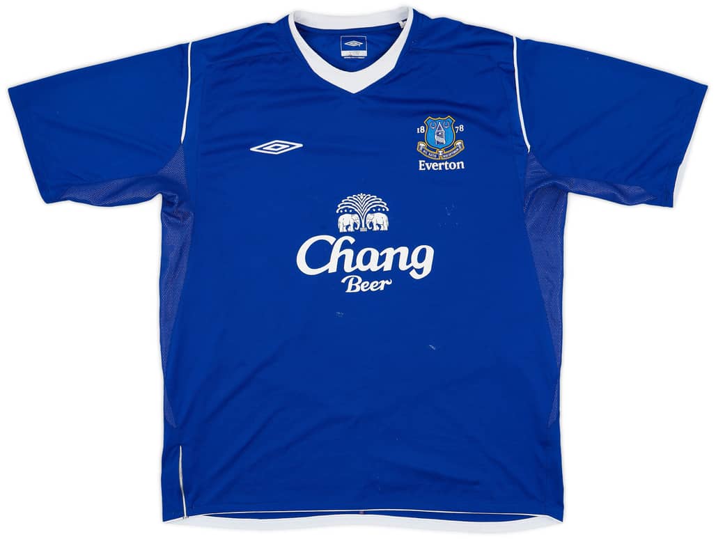 2004-05 Everton Home Shirt - 5/10 - (XL)