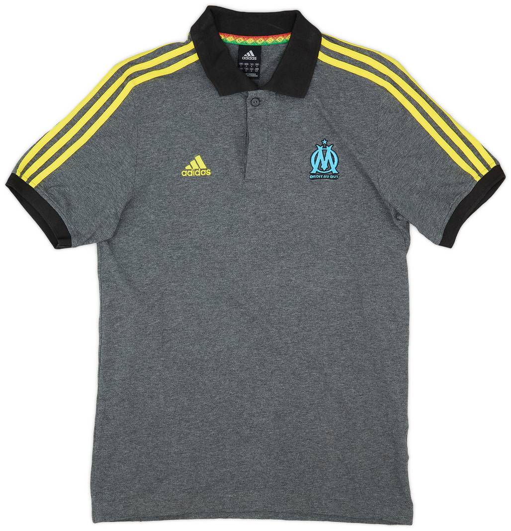 2011-12 Olympique Marseille adidas Polo Shirt - 9/10 - (S)