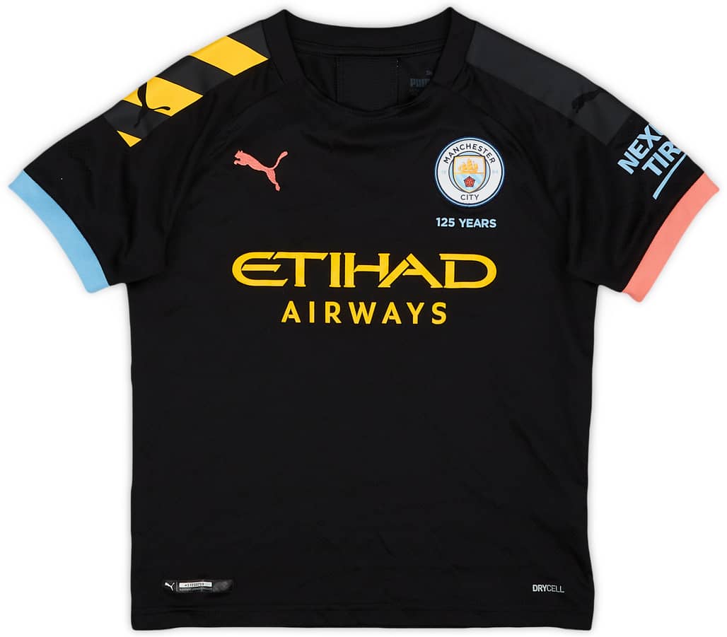 2019-20 Manchester City Away Shirt - 8/10 - (S.Boys)