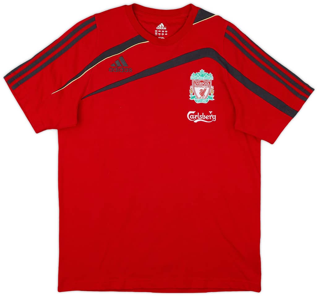 2009-10 Liverpool adidas Leisure Tee - 9/10 - (M)