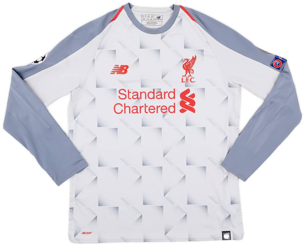 2018-19 Liverpool Third L/S Shirt - 8/10 - (XL.Boys)