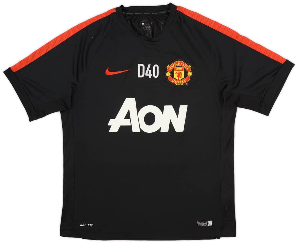 2014-15 Manchester United Player Issue Nike Training Shirt D40 - 8/10 - (L)