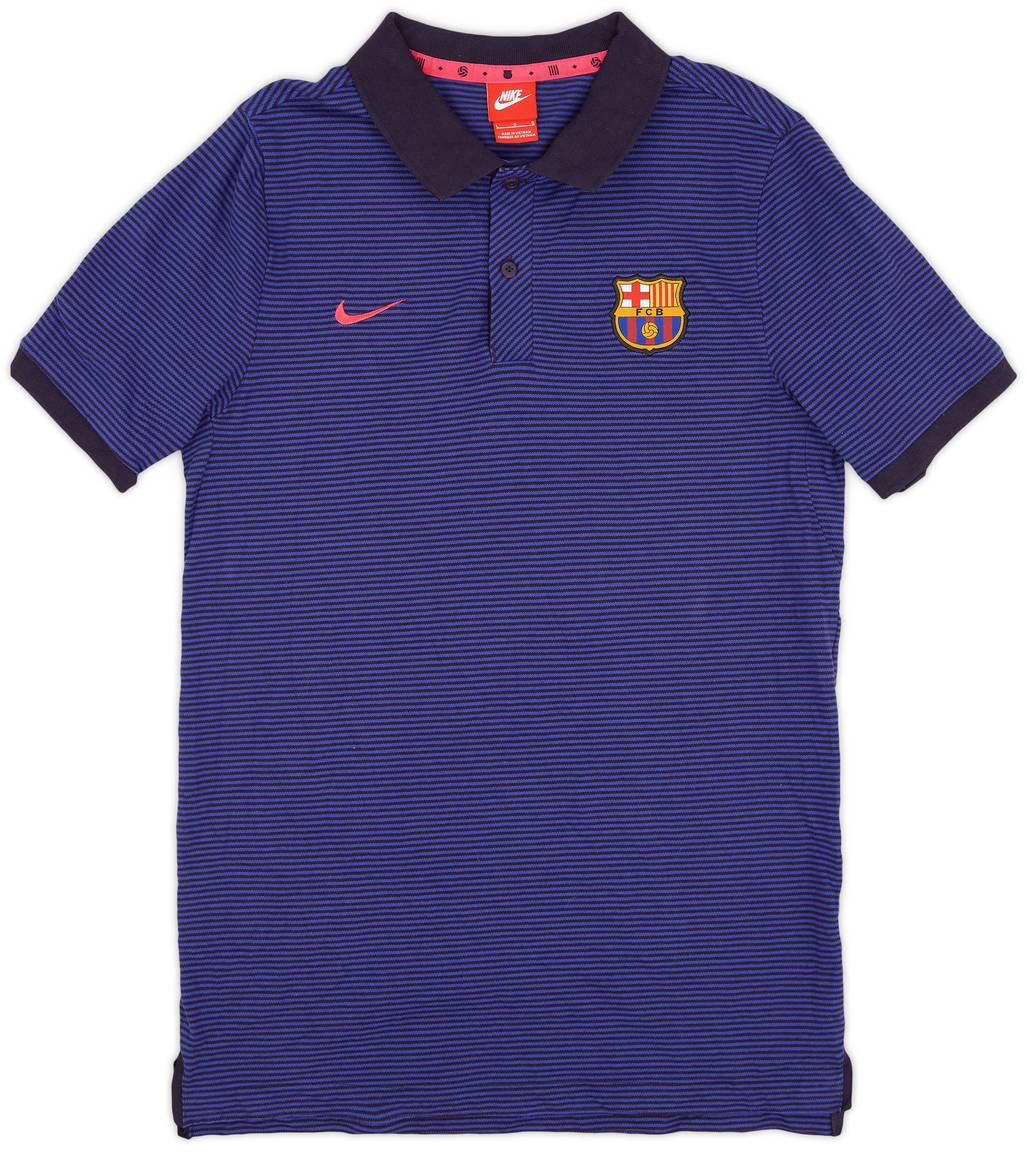 2016-17 Barcelona Nike Polo Shirt - 9/10 - (L)