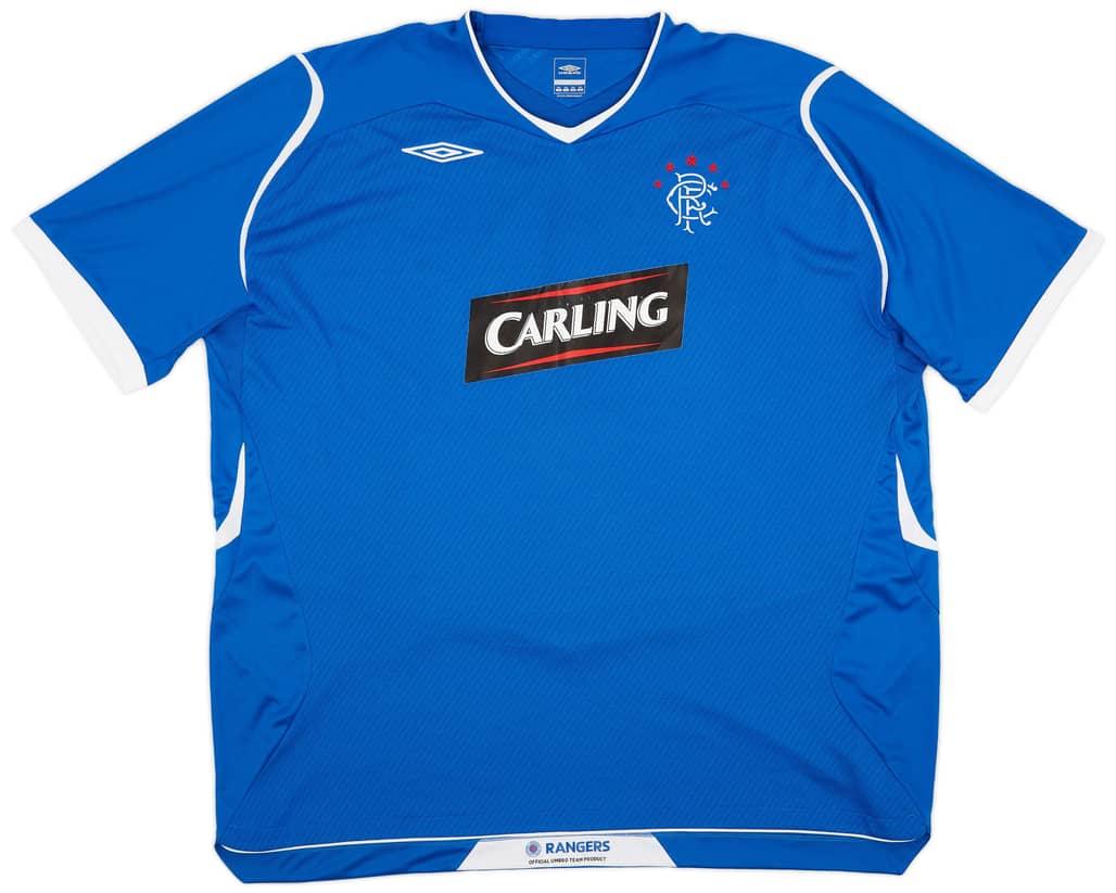 2008-09 Rangers Home Shirt - 7/10 - (4XL)