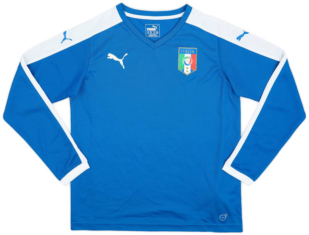 2016-17 Italy Puma Training L/S Shirt - 9/10 - (XL.Boys)