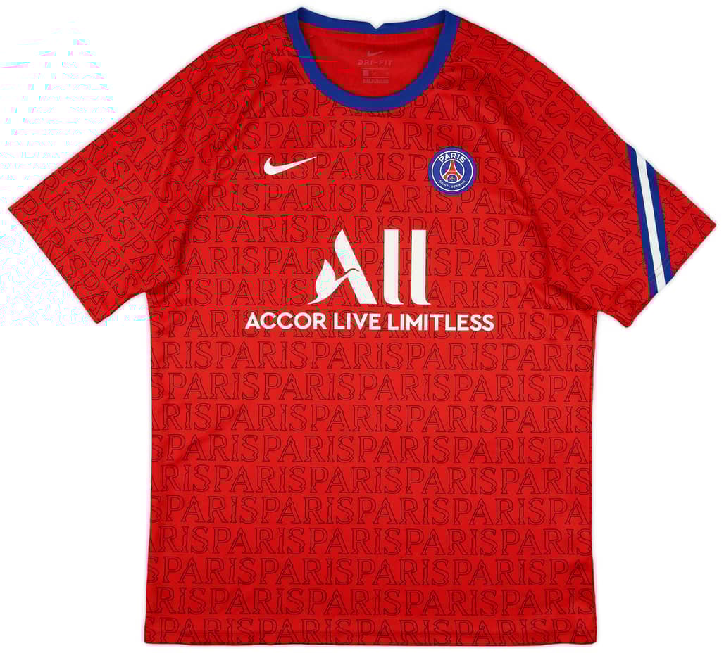 2020-21 Paris Saint-Germain Nike Training Shirt - 8/10 - (L)