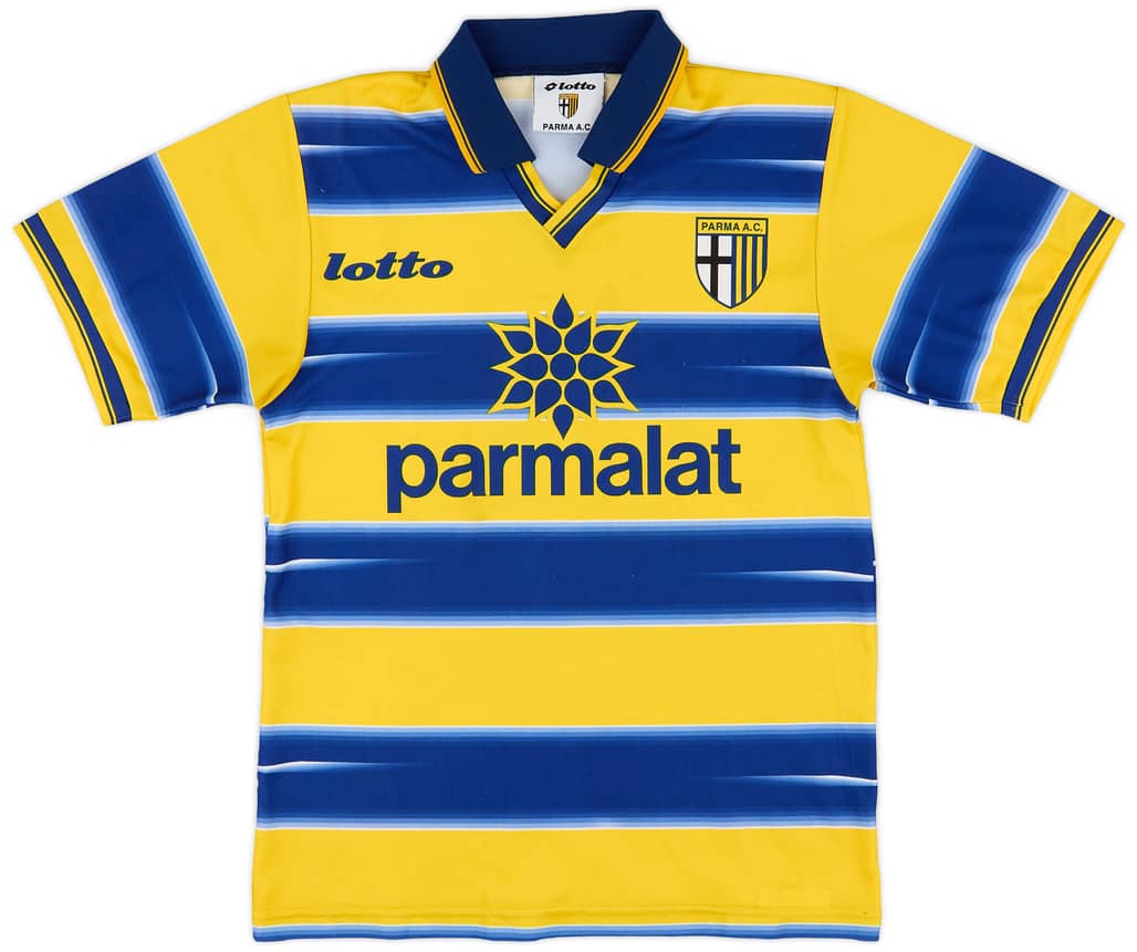 1998-99 Parma Home Shirt - 7/10 - (XL.Boys)