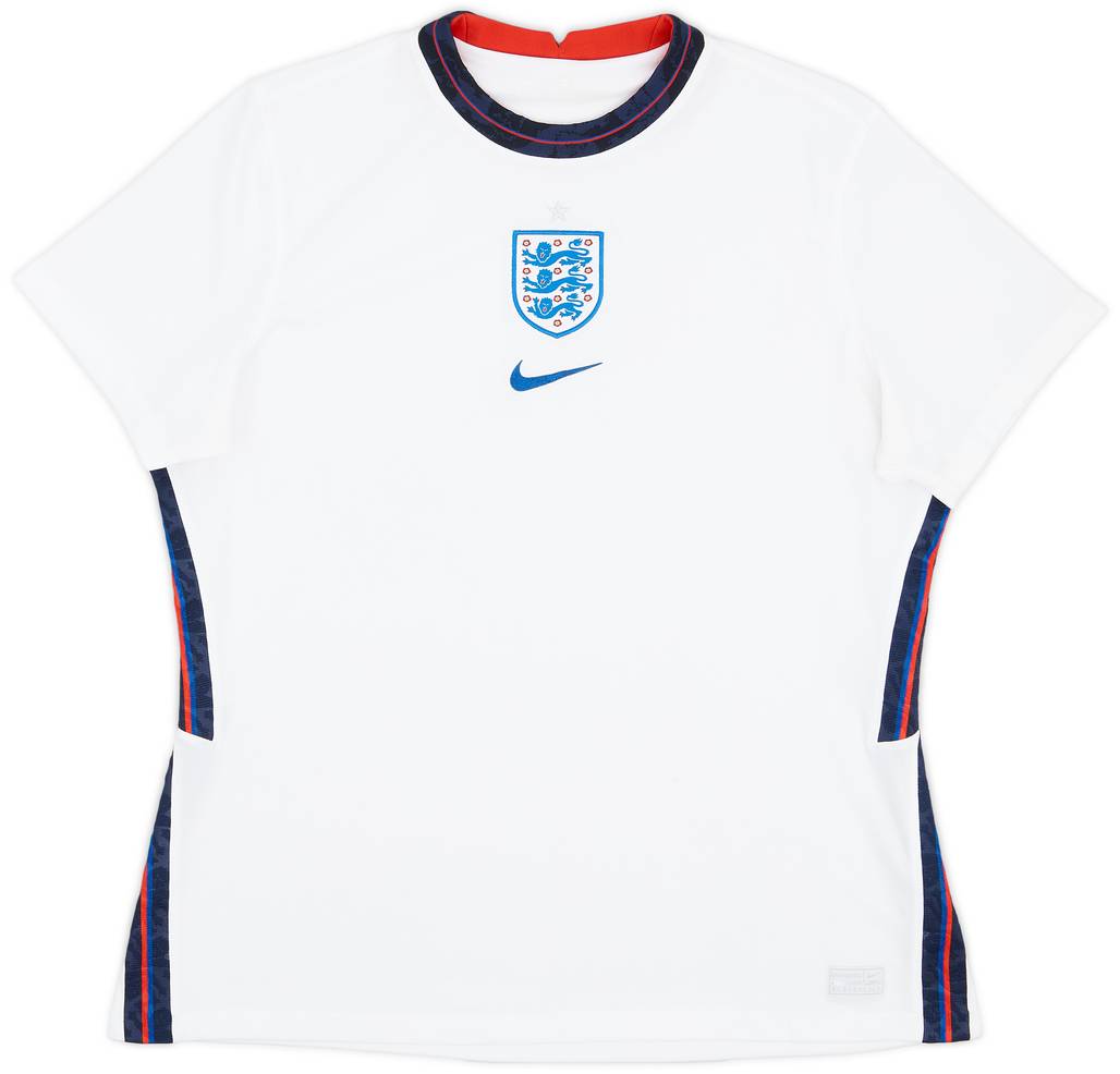 2020-22 England Home Shirt - 8/10 - (Women's XL)