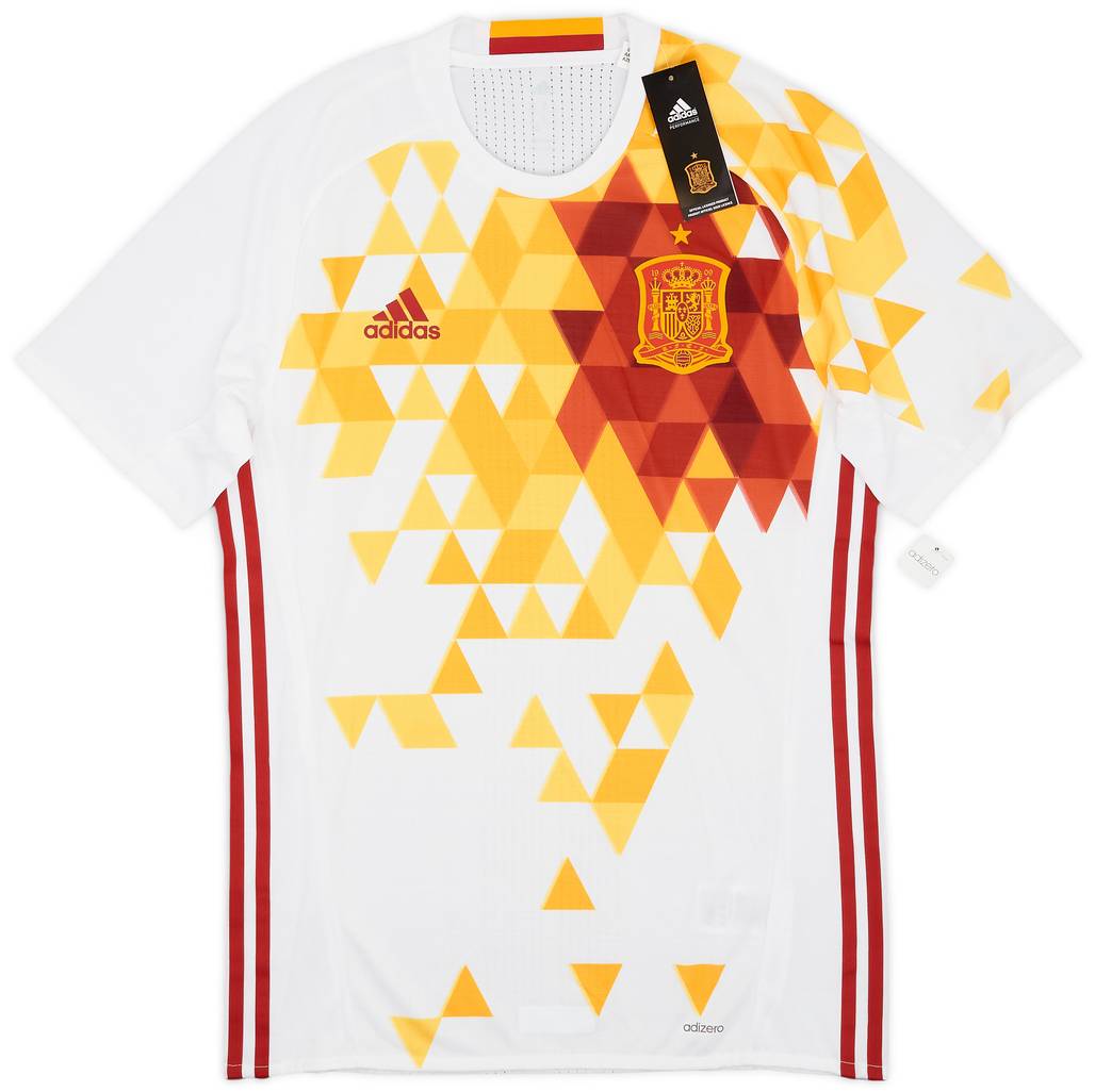 2016-17 Spain Authentic Away L/S Shirt (M)