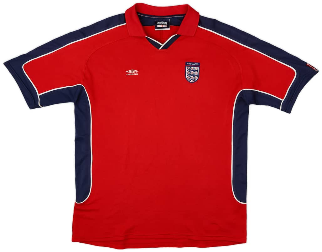 2002-03 England Umbro Training Shirt - 6/10 - (XXL)