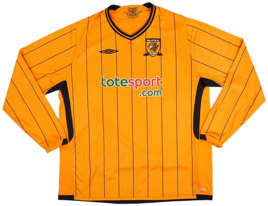 2009-10 Hull City Home L/S Shirt - 9/10 - (XXL)