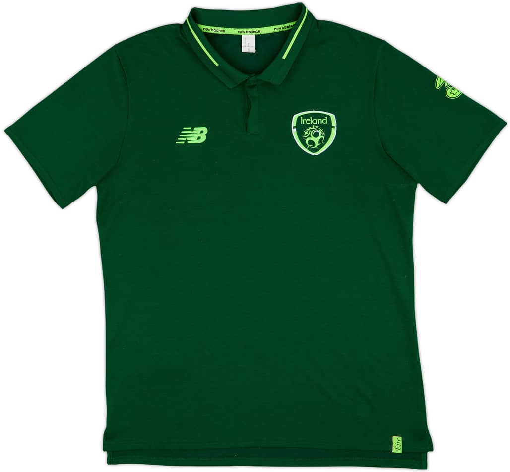 2018-19 Ireland New Balance Polo Shirt - 8/10 - (L)