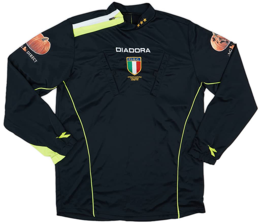 2010s Italy Diadora Referee L/S Shirt - 8/10 - (M)