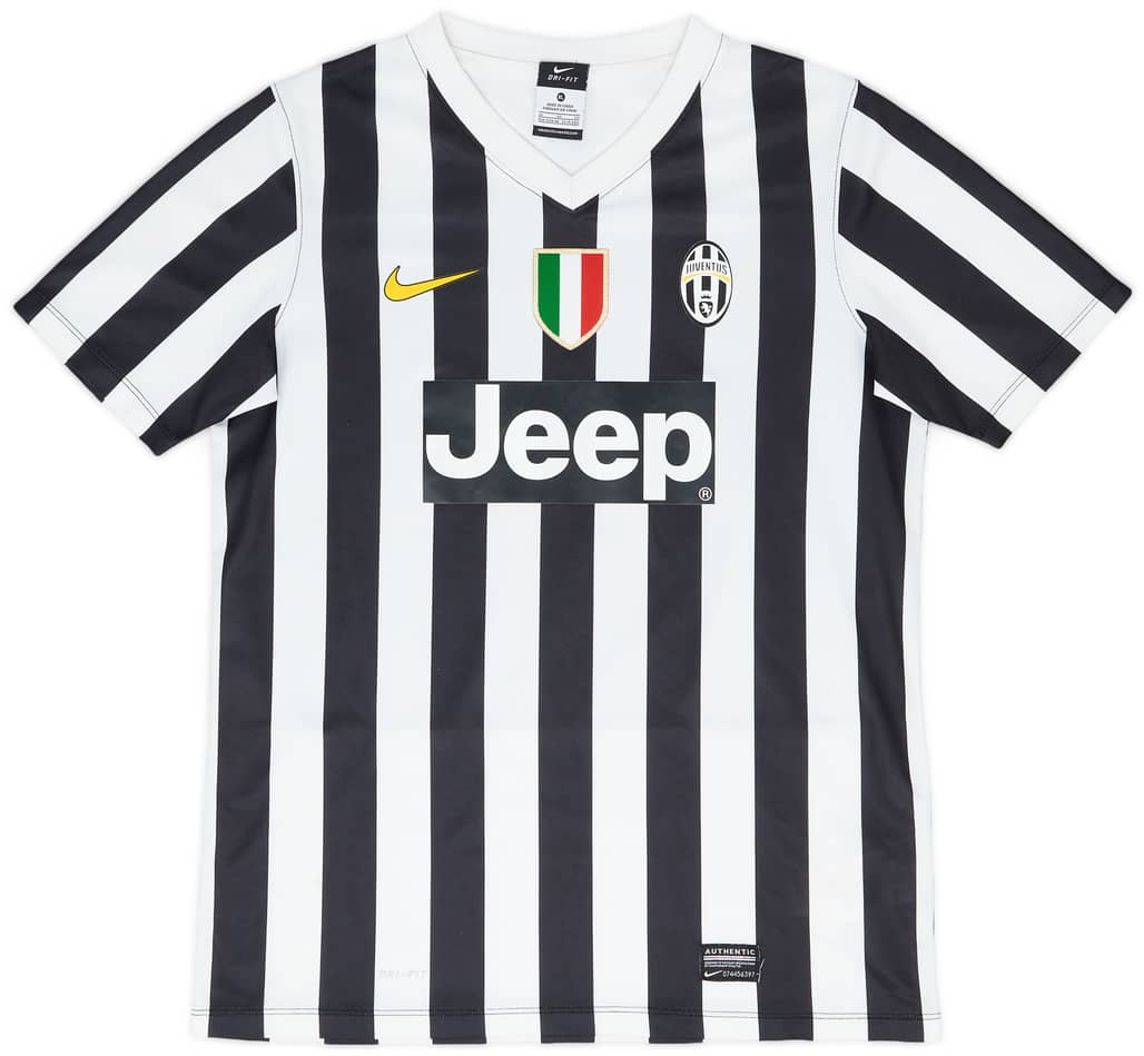 2013-14 Juventus Basic Home Shirt - 6/10 - (XL.Boys)