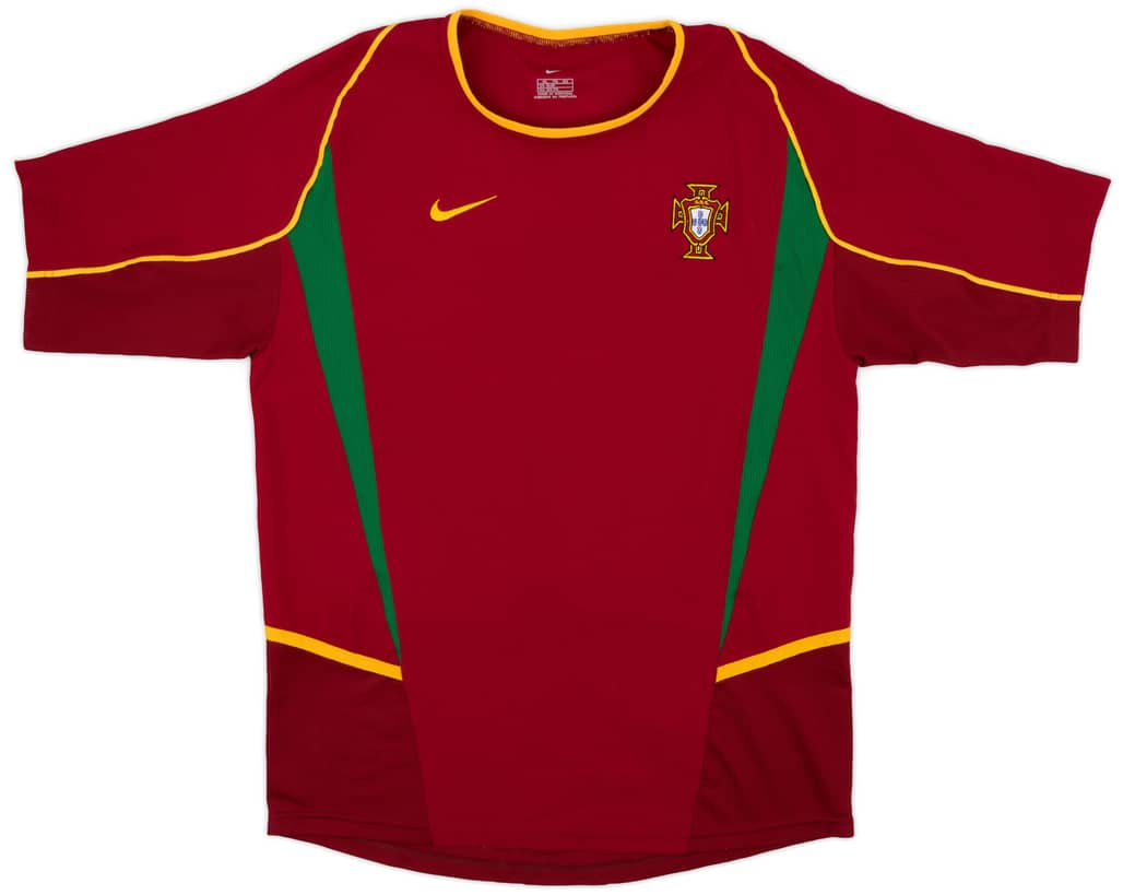 2002-04 Portugal Home Shirt - 9/10 - (XL.Boys)