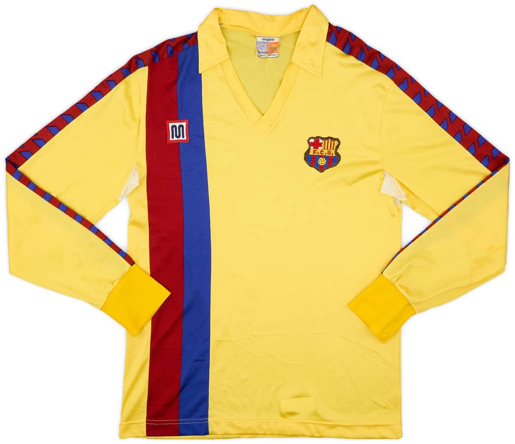 1984-89 Barcelona Away L/S Shirt - 8/10 - (S)