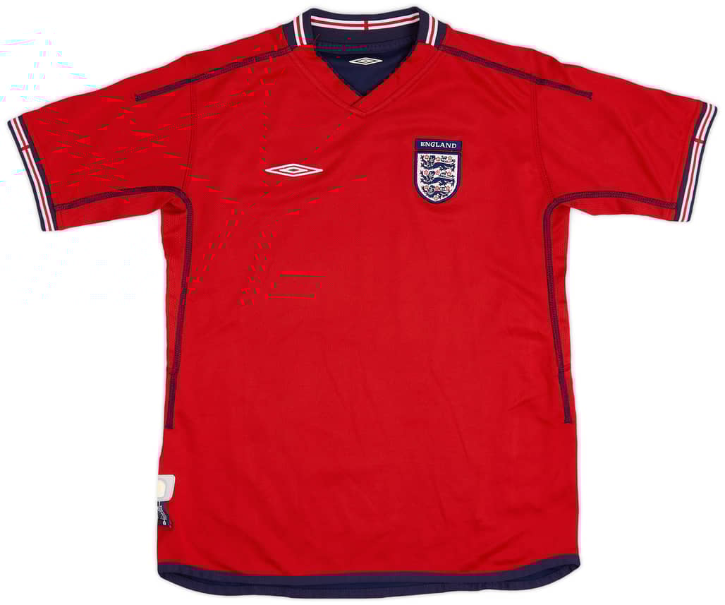 2002-04 England Away Shirt - 6/10 - (XL.Boys)