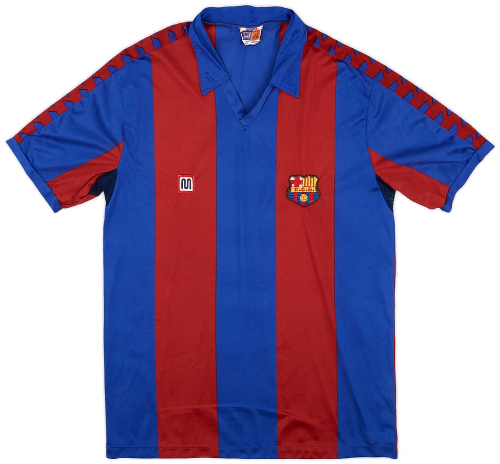 1984-89 Barcelona Home Shirt - 7/10 - (L)