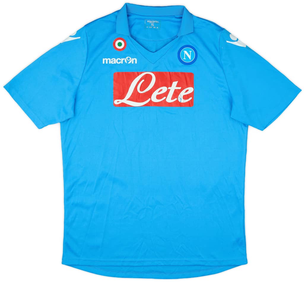 2011-12 Napoli Basic Home Shirt - 5/10 - (XL)