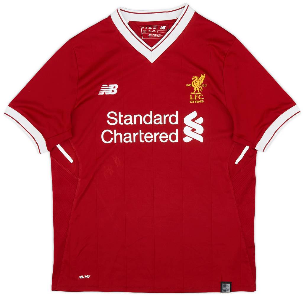 2017-18 Liverpool 125 Years Home Shirt - 7/10 - (L.Boys)