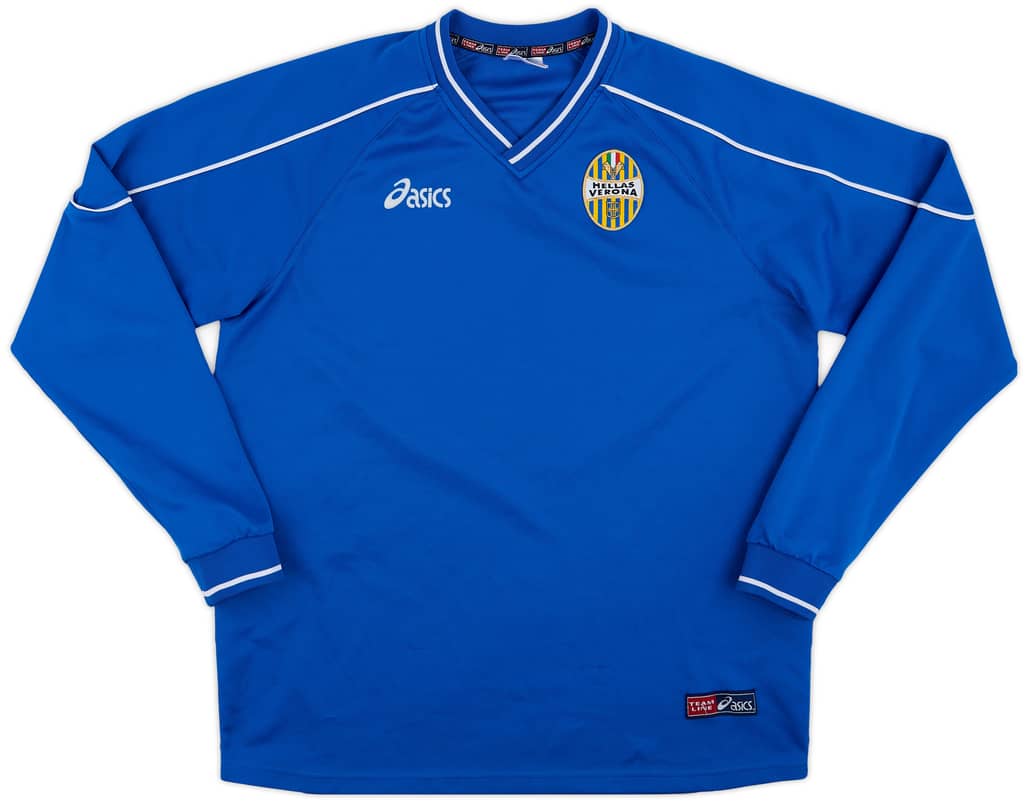 2006-07 Hellas Verona Asics Training L/S Shirt - 8/10 - (XL)