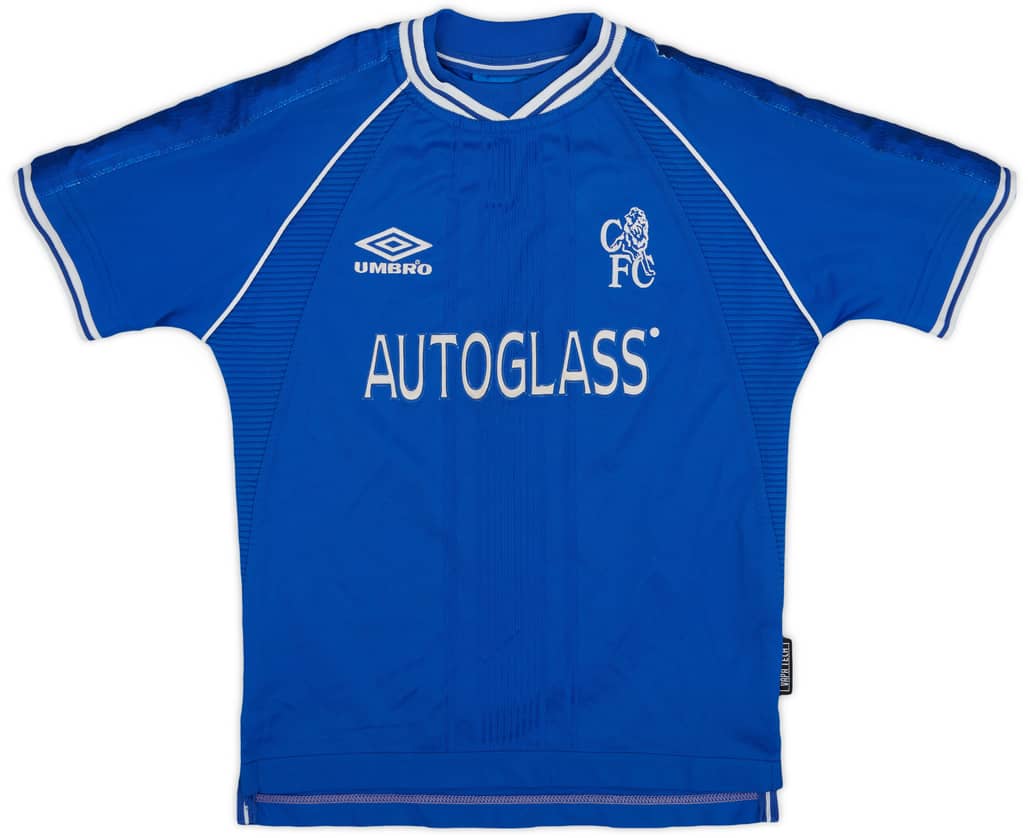 1999-01 Chelsea Home Shirt - 8/10 - (S.Boys)