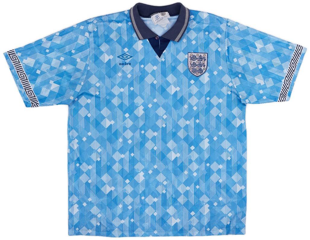 1990-92 England Third Shirt - 6/10 - (XL)