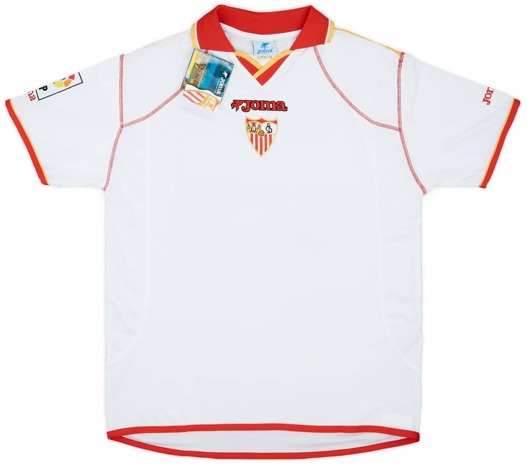 2001-02 Sevilla Home Shirt (S)