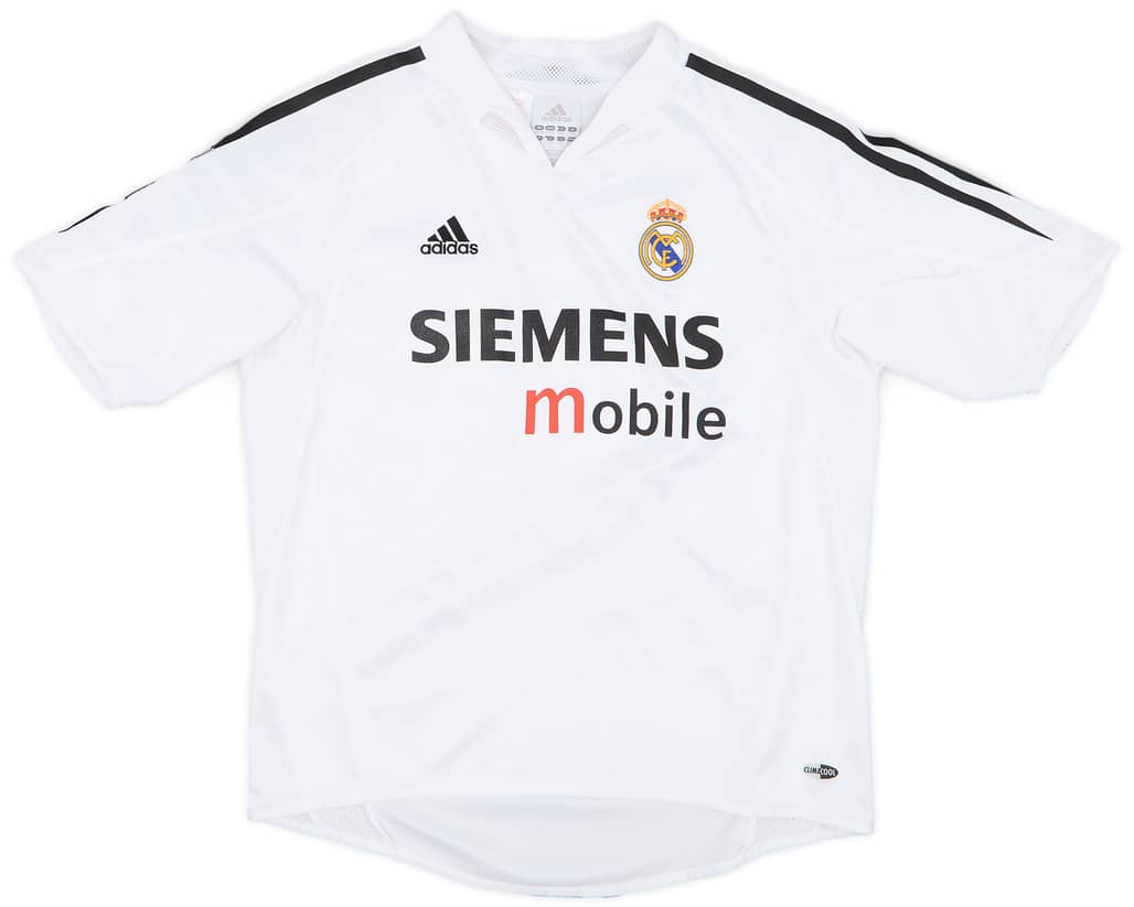 2004-05 Real Madrid Home Shirt - 7/10 - (M.Boys)