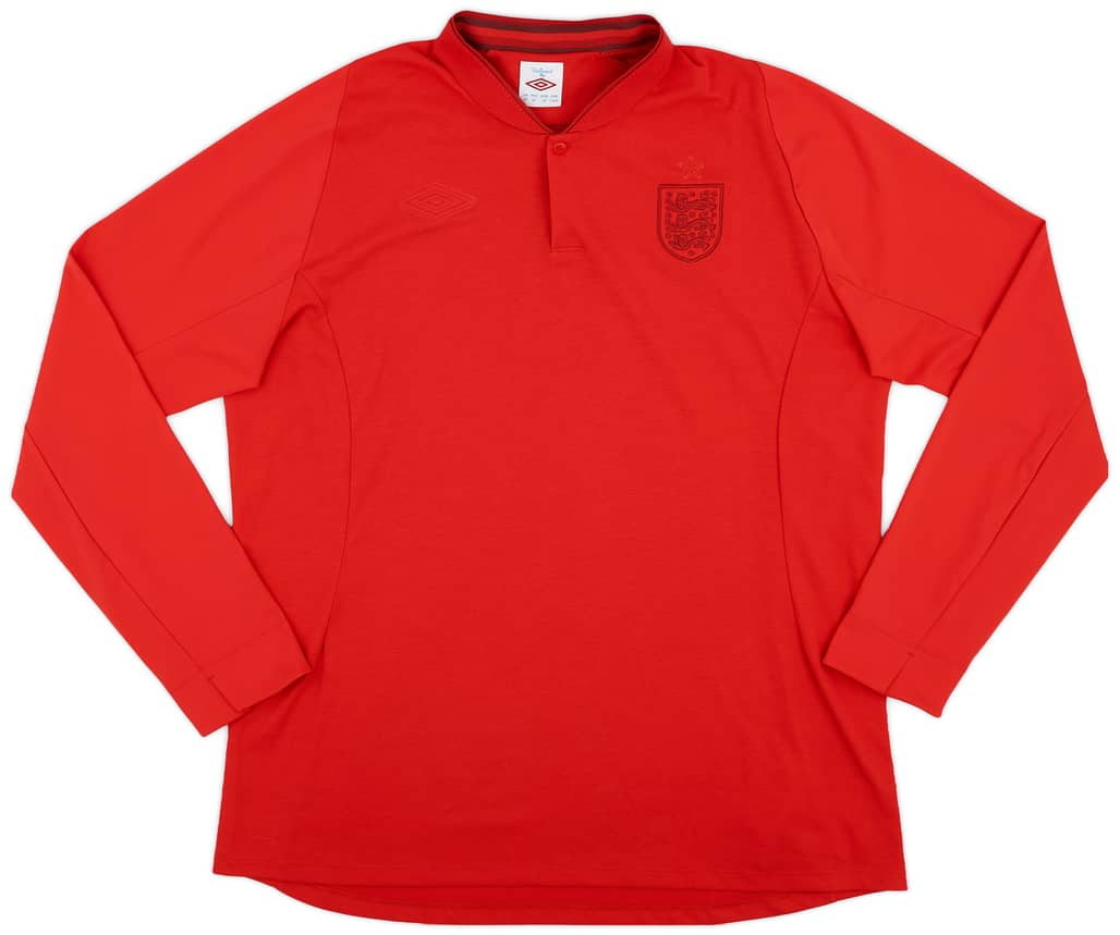 2010-11 England Special Edition Tonal L/S Shirt - 9/10 - (XL)