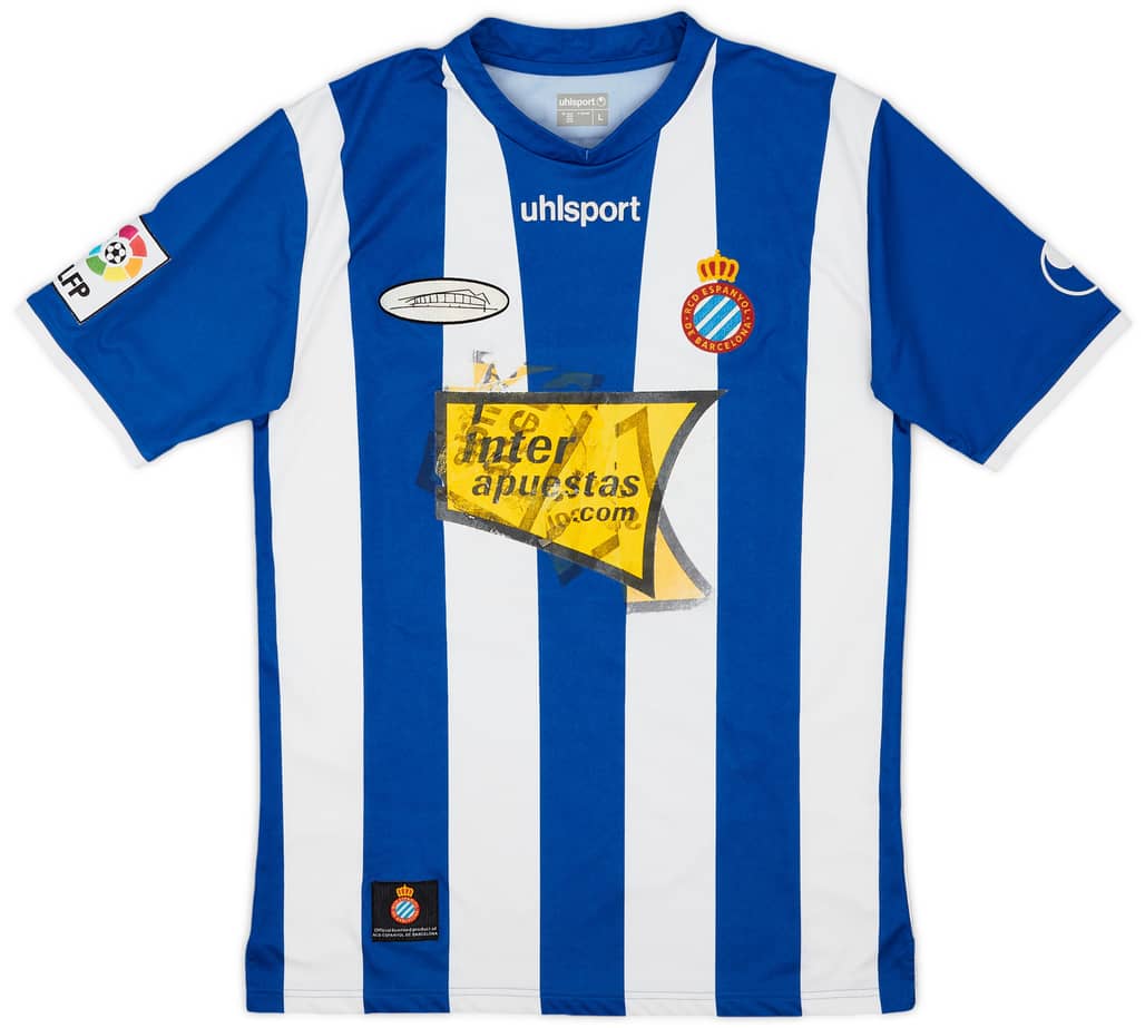 2008-09 Espanyol Home Shirt - 4/10 - (L)
