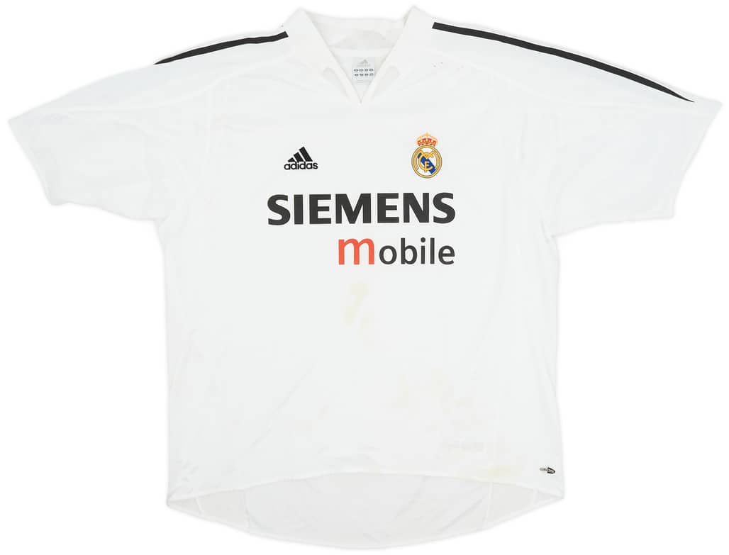 2004-05 Real Madrid Home Shirt - 5/10 - (XL)