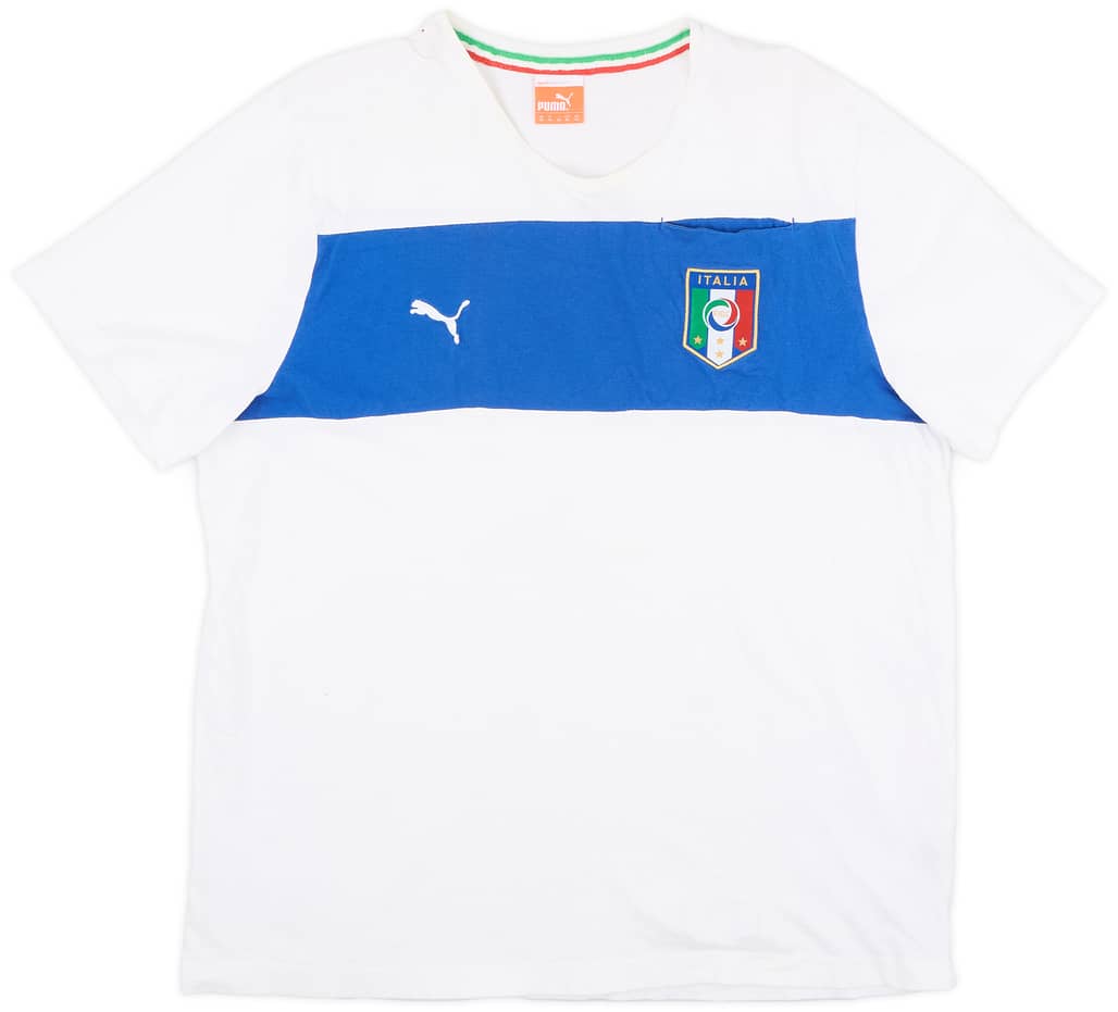 2011-12 Italy Puma Cotton Tee - 9/10 - (XL)