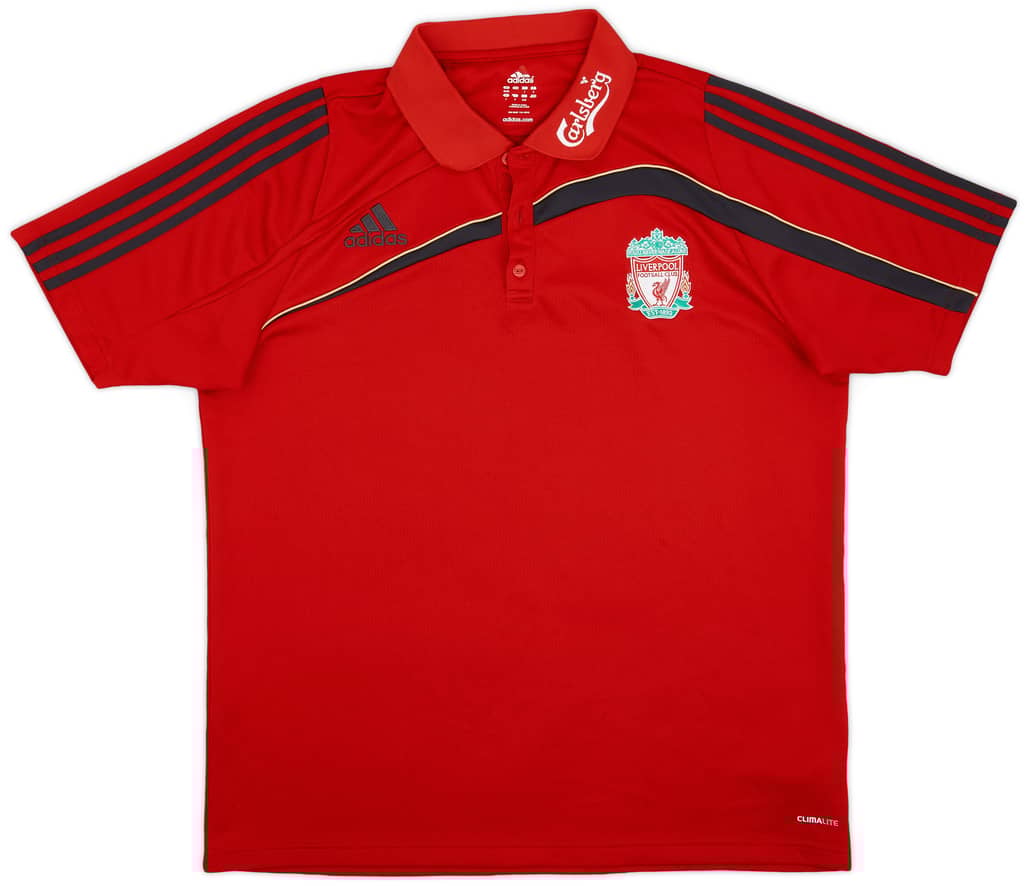 2009-10 Liverpool adidas Polo Shirt - 9/10 - (XL)
