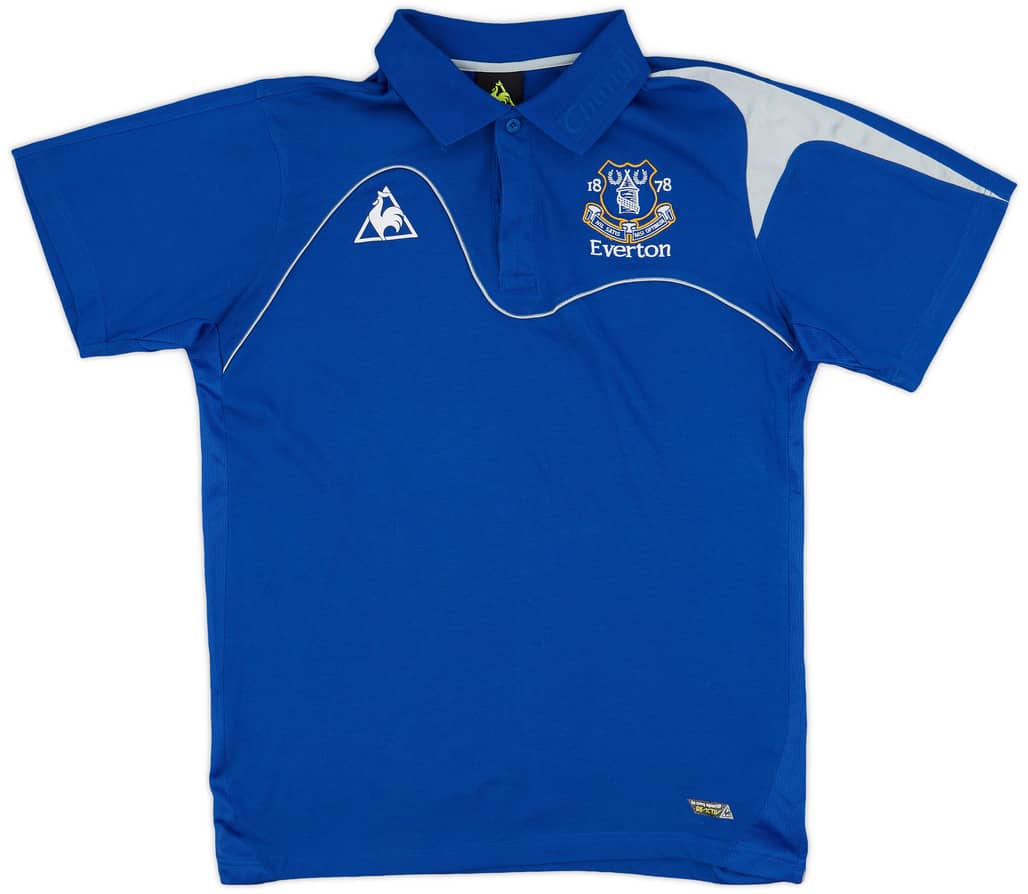 2009-10 Everton Le Coq Sportif Polo Shirt - 6/10 - (L)