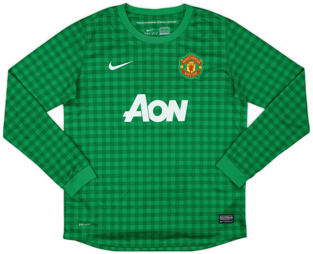 2012-13 Manchester United GK Shirt - 8/10 - (XL.Boys)