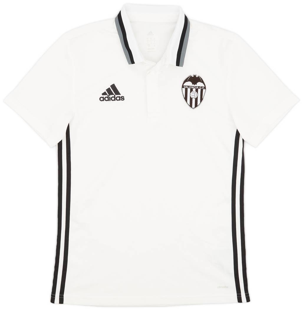 2016-17 Valencia adidas Polo Shirt - 9/10 - (S)