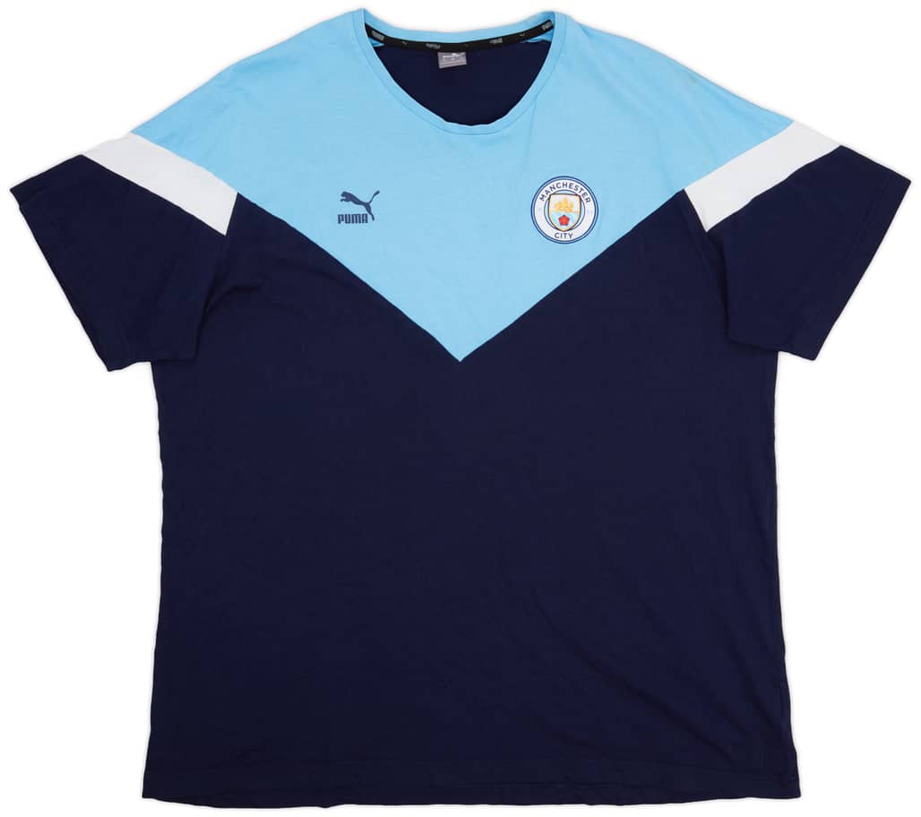 2019-20 Manchester City Puma Cotton Tee - 7/10 - (XXL)