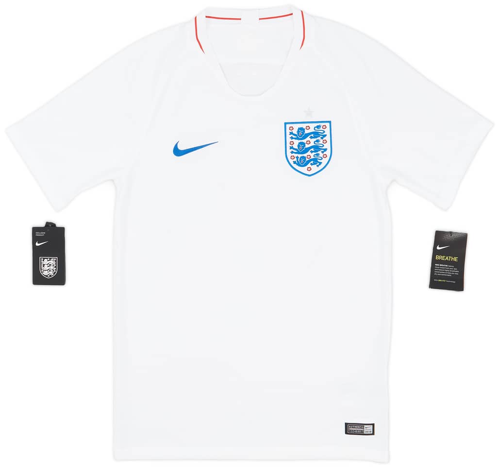 2018-19 England Home Shirt (S)