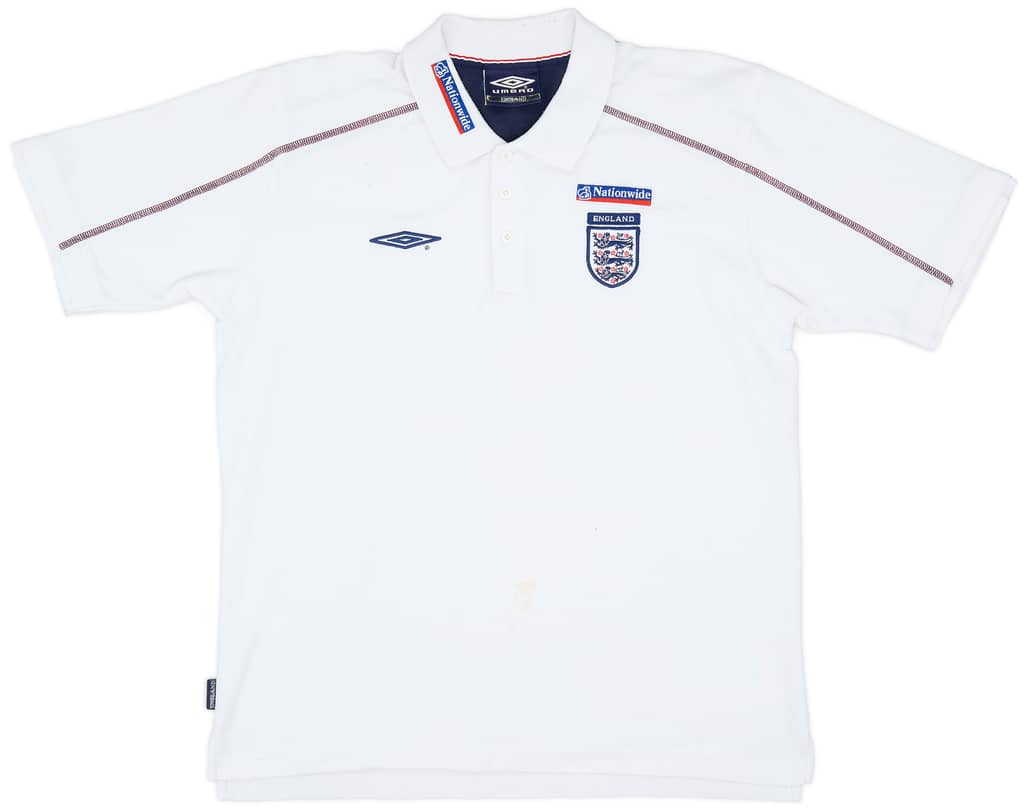2004-06 England Umbro Polo Shirt - 5/10 - (L)