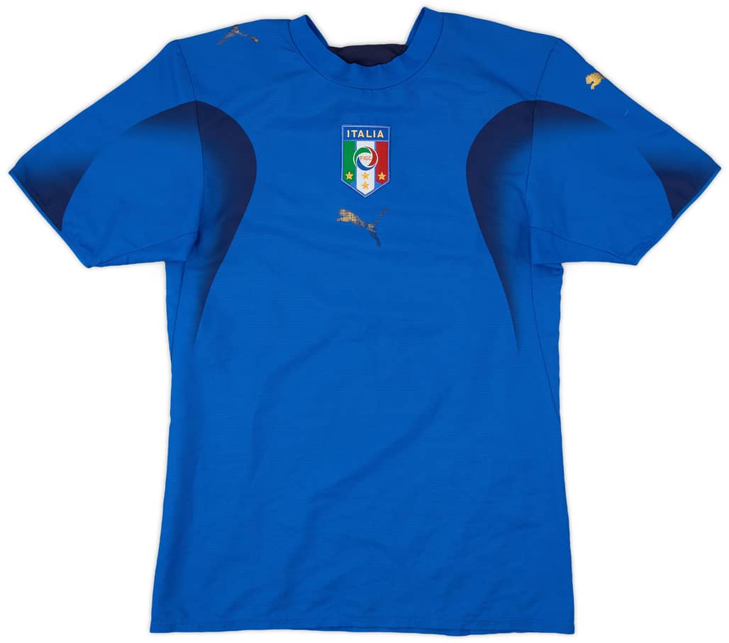 2006 Italy Basic Home Shirt - 4/10 - (XS)