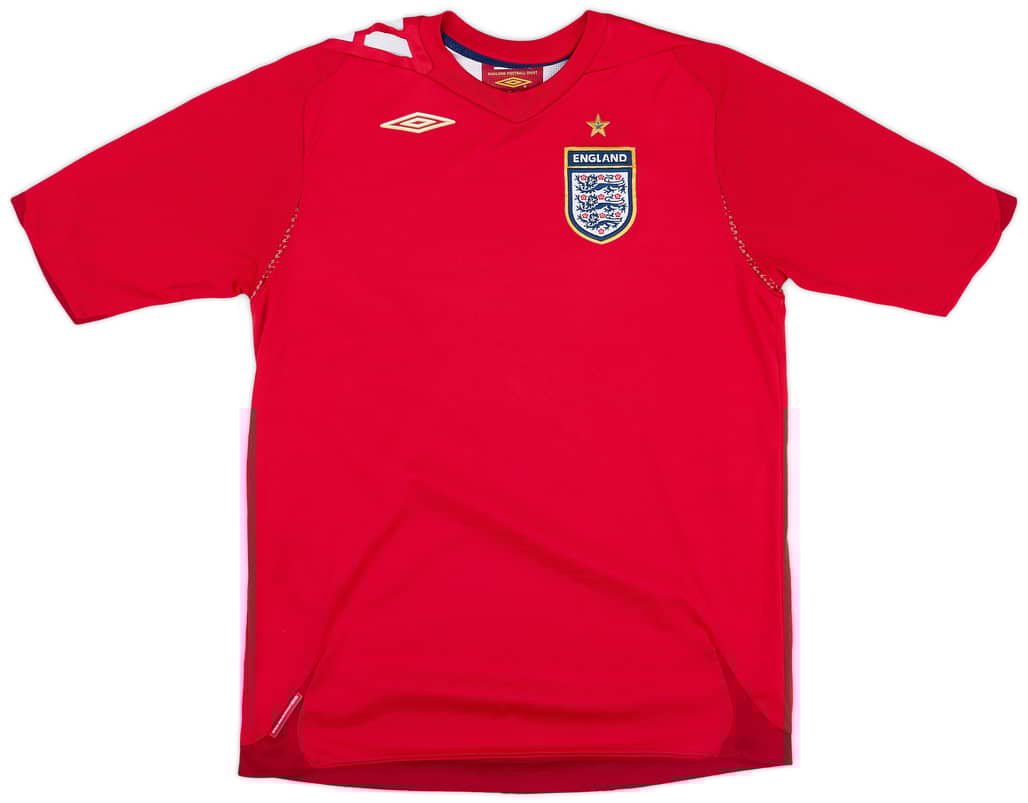 2006-08 England Away Shirt - 8/10 - (XL.Boys)