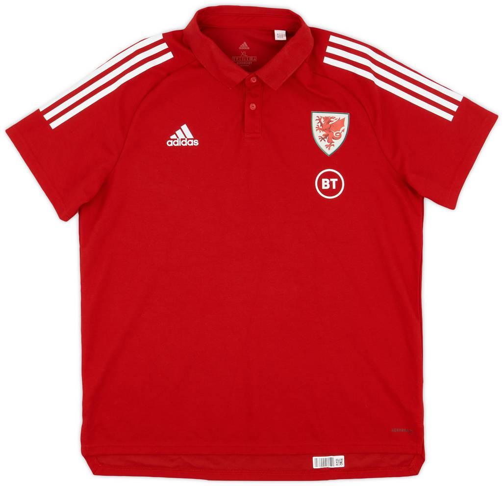 2020-21 Wales adidas Polo Shirt - 9/10 - (XL)