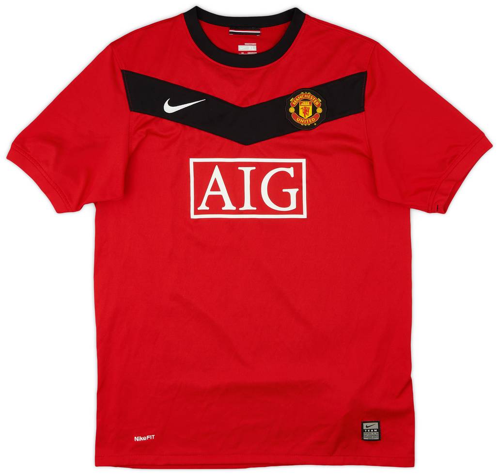 2009-10 Manchester United Home Shirt - 9/10 - (XL.Boys)