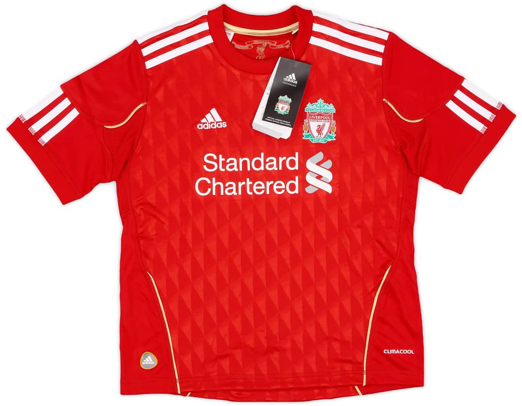 2010-12 Liverpool Home Shirt (S.Boys)