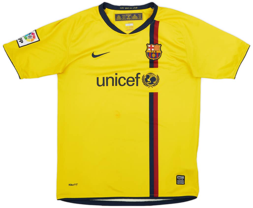 2008-10 Barcelona Away Shirt - 8/10 - (XL.Boys)