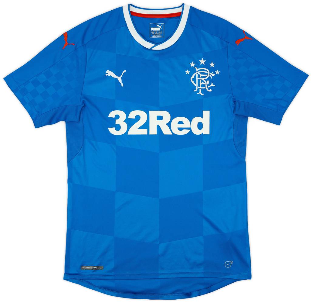 2016-18 Rangers Home Shirt - 7/10 - (M)