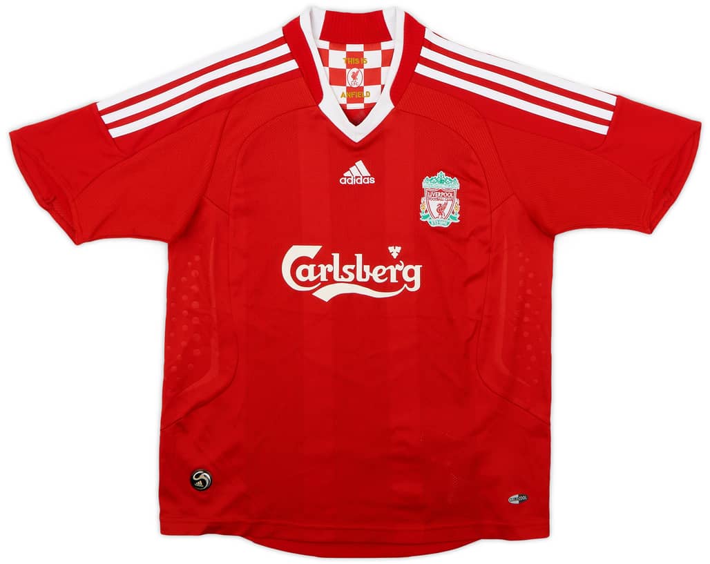 2008-10 Liverpool Home Shirt - 6/10 - (M.Boys)