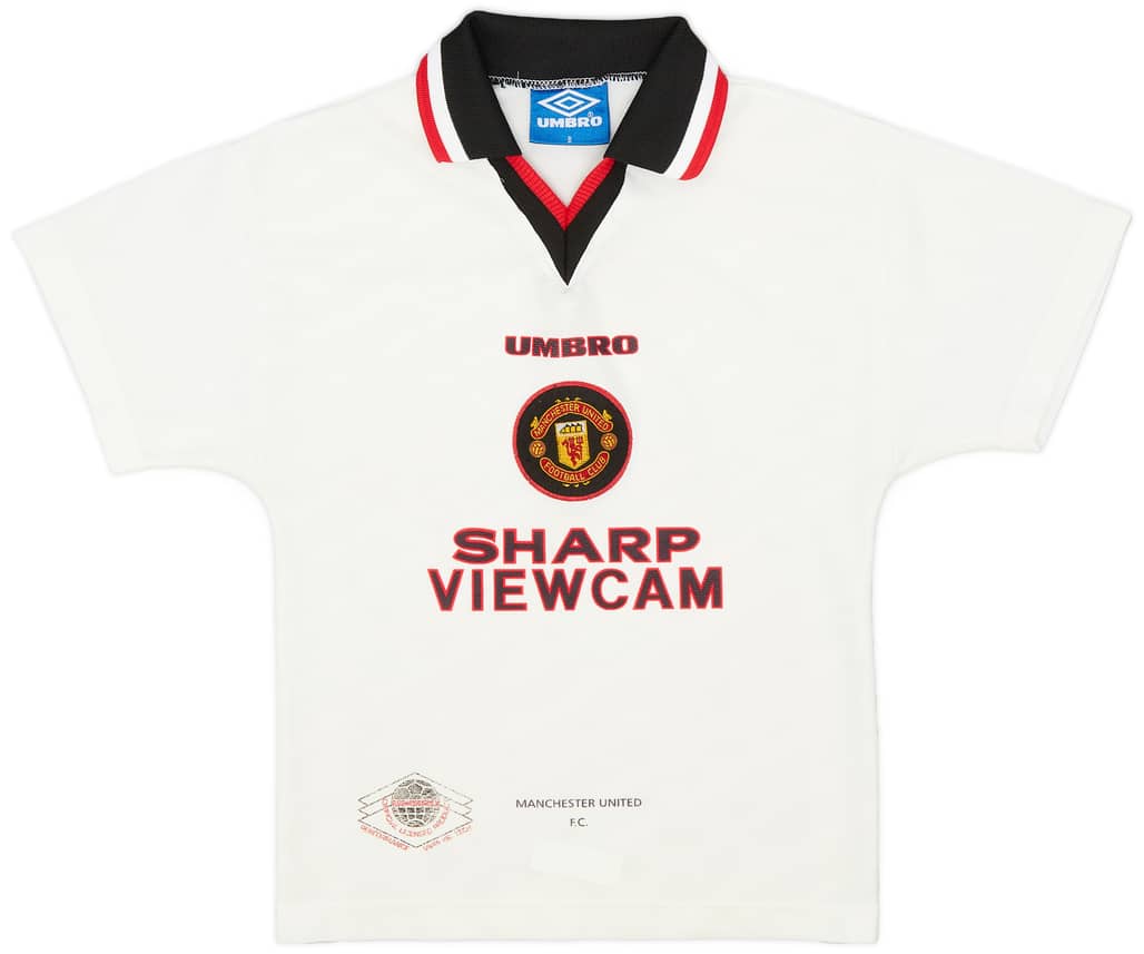 1996-97 Manchester United Away Shirt - 8/10 - (S.Boys)